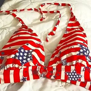2 Piece Red, White & Blue Bikini